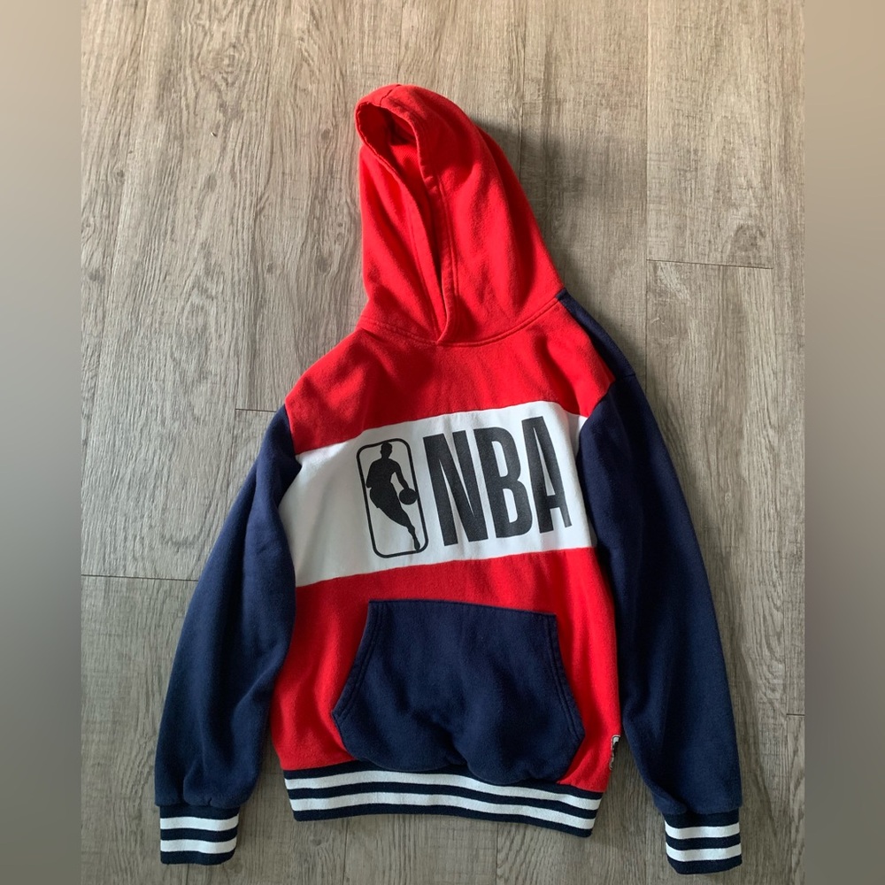 NBA Kids Red and Blue Hoodie size XL or woman’s M
